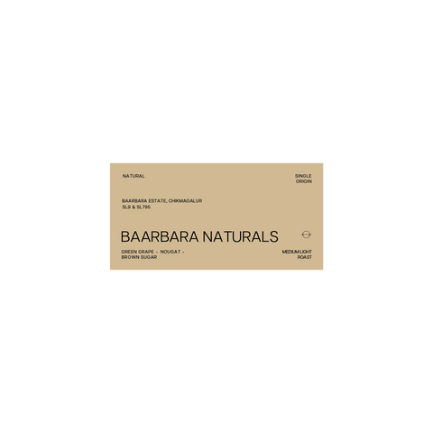 Baarbara Naturals | Natural | Medium Light Roast