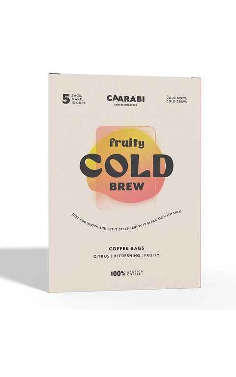 Create Refreshing Cold Brew at Home with Easy Cold Brew Sachets and Simple Ingredients!