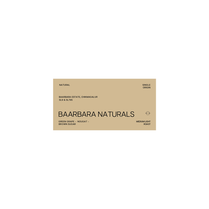 Baarbara Naturals | Natural | Medium Light Roast